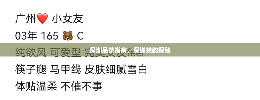 深圳品茶指南，深圳茶韵探秘